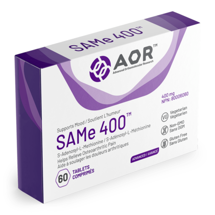 SAMe, 400 mg, 60 tablets (AOR)