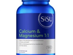 Calcium and Magnesium 1:1, 100 capsules (Sisu)
