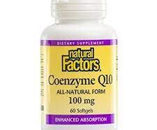 Coenzyme Q10 100 mg, 60 caps (Natural Factors)