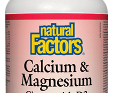 Calcium & Magnesium citrate w/D, 90 tablets, (Natural Factors)
