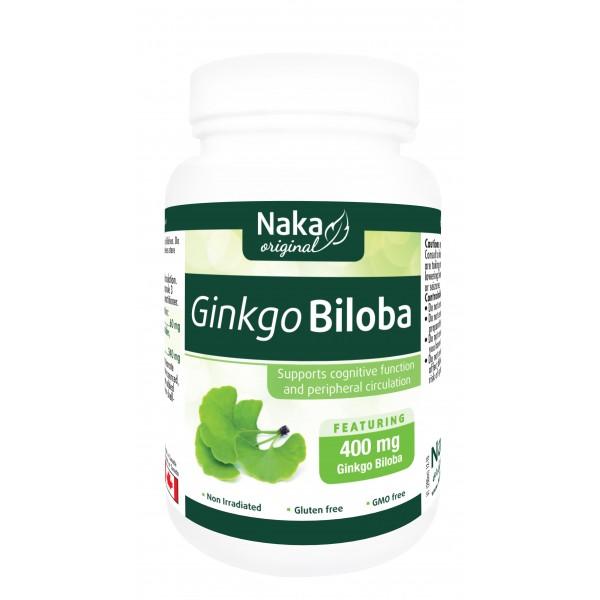 Ginkgo Biloba, 400 mg, 120 capsules (Naka)