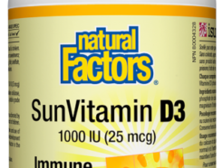 Vitamin D3 1000 IU, 90 tablets (Natural Factors)