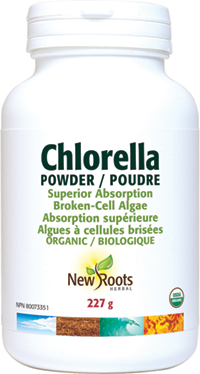 Chlorella powder organic, 227g (New Roots)