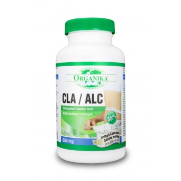 CLA 85% Conjugated Linoleic Acid 850 mg, 120 softgels (Organika)