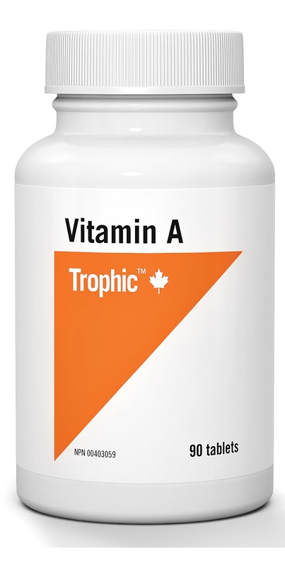 Vitamin A, 10,000 IU, 90 tabs (Trophic)