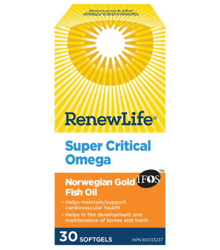 Norwegian Gold Super critical Omega, 30 softgels (Renew Life)