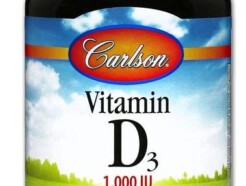 Vitamin D3 1000 IU, 250 soft gels (Carlson)