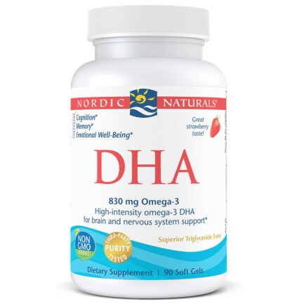 DHA 500 mg, 90 softgels (Nordic Naturals)