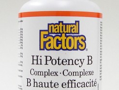Hi Potency B Complex, 90 capsules  (Natural Factors)