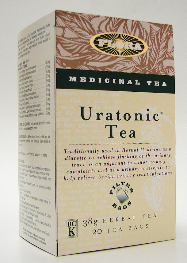 Uratonic Tea, to relieve Urinary infections, 20 tea bags (Flora)
