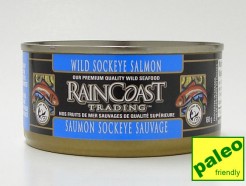wild sockeye salmon, 160 g (rainCoast trading)