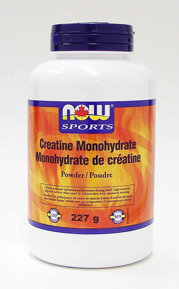 creatine monohydrate powder, 227g (now)