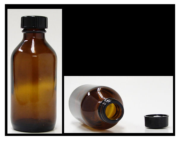 100 ml amber bottle with cap (alypsis)