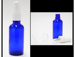 50 ml cobalt blue bottle with atomizer (alypsis)