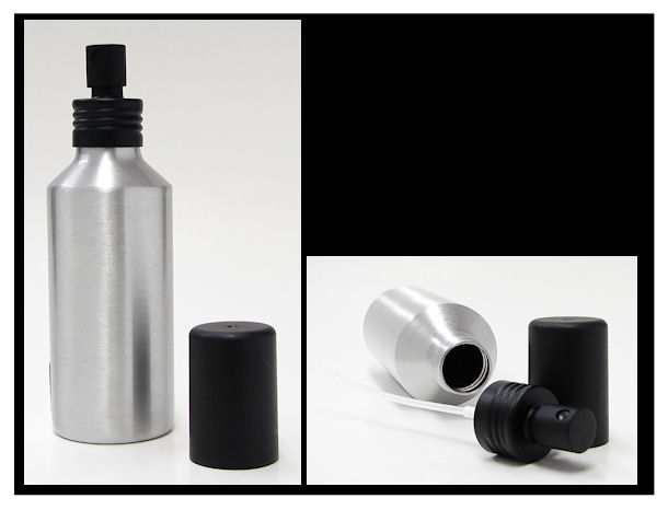 120 ml aluminum bottle with mist sprayer (alypsis)