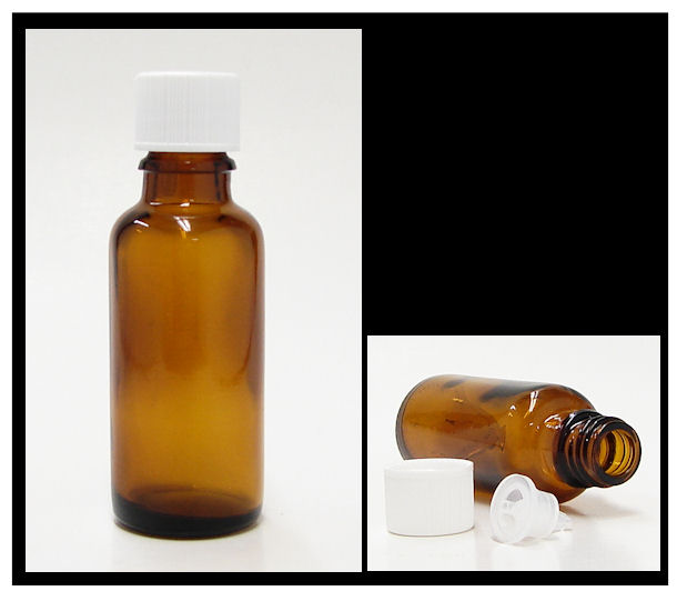 30 ml amber bottle with dropper insert (alypsis) image