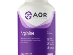 Arginine 600 mg, 180 veggie caps (AOR)