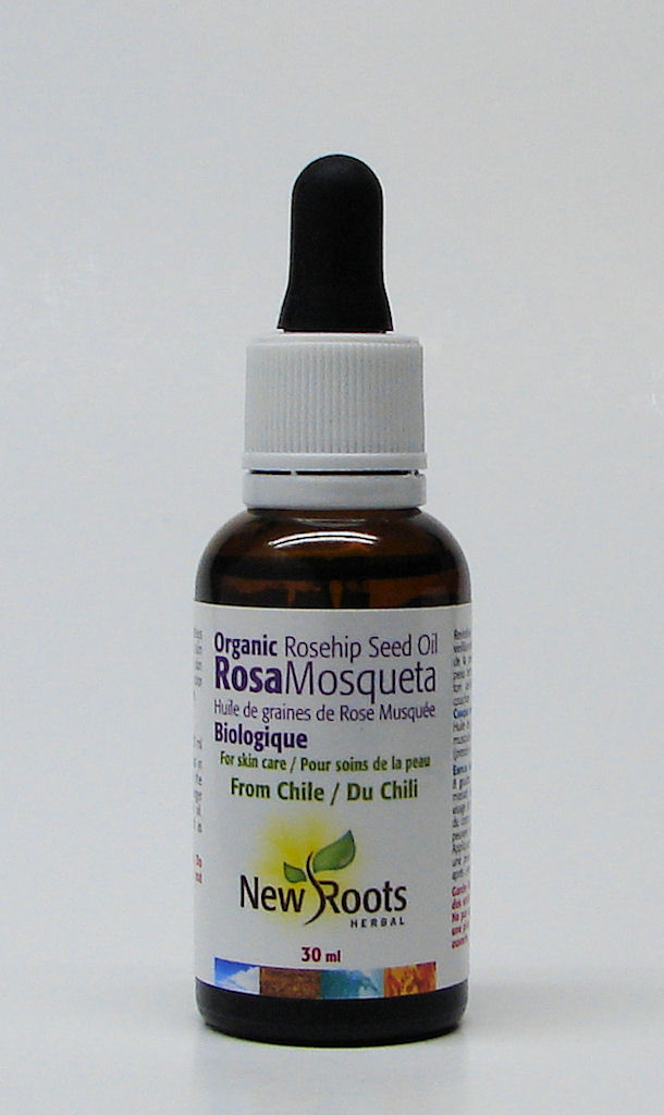 rosa mosqueta, organic rosehip seed oil, 30ml (new roots)
