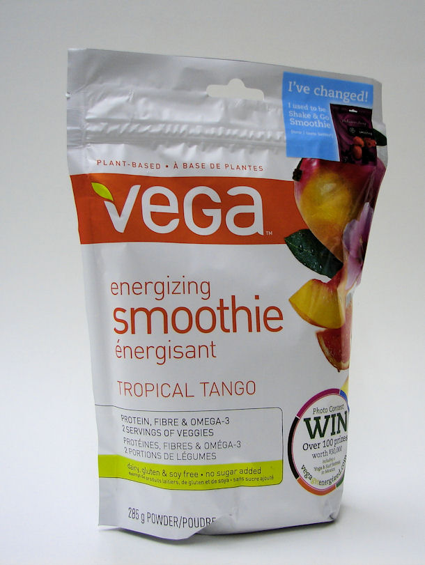 vega energizing smoothie, tropical tango, 285g