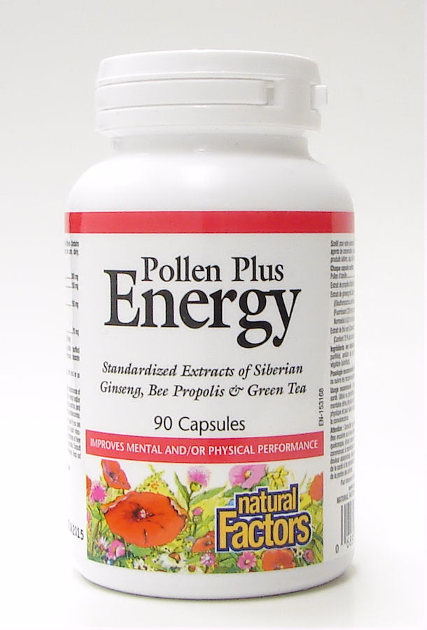 Pollen Plus Energy, 90 caps (Natural Factors)