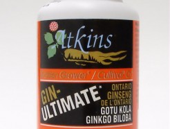 gin-Ultimate Ontario ginseng, 465 mg, 100 caps (atkins)