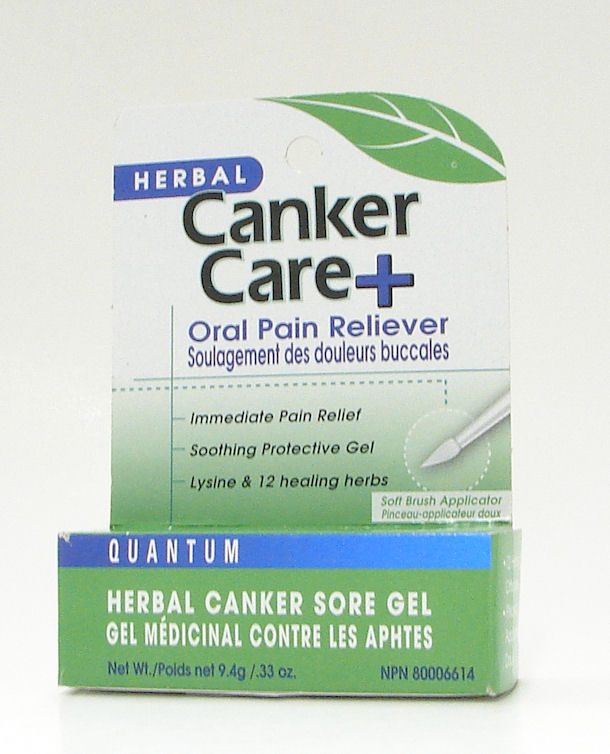 canker care+ oral pain reliever 9.4 g (quantum)