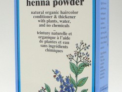 brown henna powder, natural organic hair color, 60 g (colora)