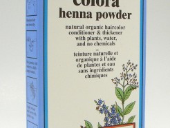 mahogany henna powder, natural organic hair color, 60 g (colora)