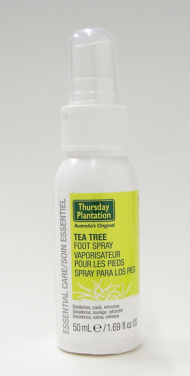 tea tree foot spray, 50 ml (thursday plantation)