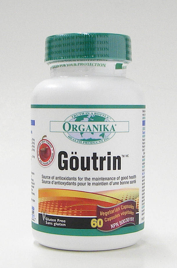 göutrin, gluten free, 60 vegetarian capsules (organika)