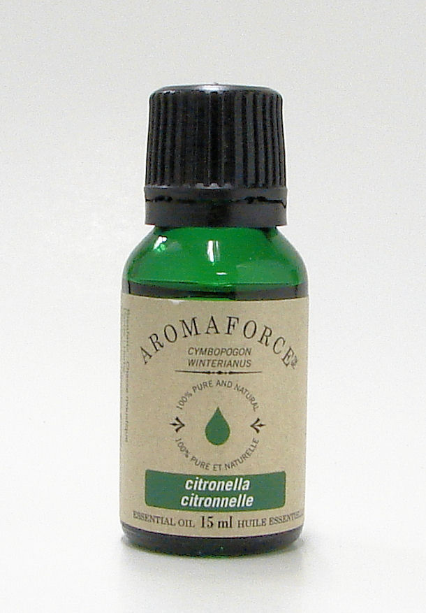 aromaforce citronella (cymbopogon winterianus) essential oil, 15 ml (aromaforce)