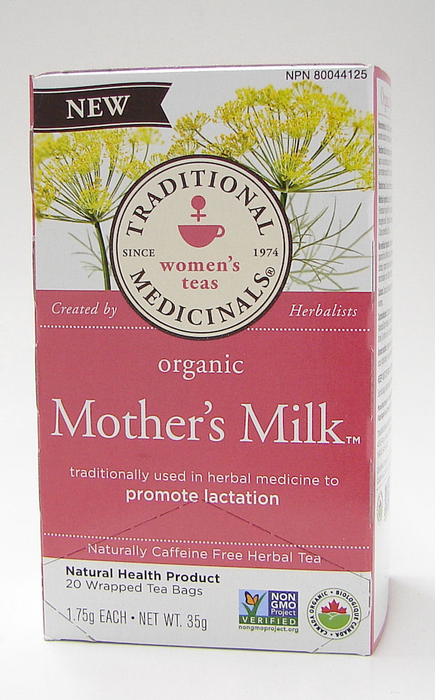 organic mother's milk herbal tea, 20 bags, (traditional medicinals)