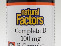 Complete B 100mg, Time release, 180 tabs, (Natural Factors)