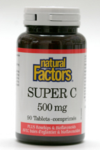 Super C, 500 mg, 90 tablets  (Natural Factors)