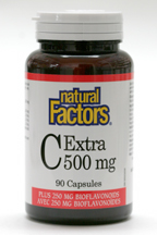 C Extra, 500 mg, 90 capsules  (Natural Factors)