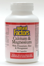 Calcium & Magnesium citrate x/D, 90 tablets,  (Natural Factors)