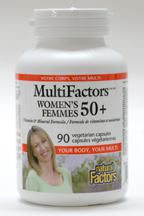 MultiFactors Women's 50+, 90 vegetarian capsules  (Natural Factors)