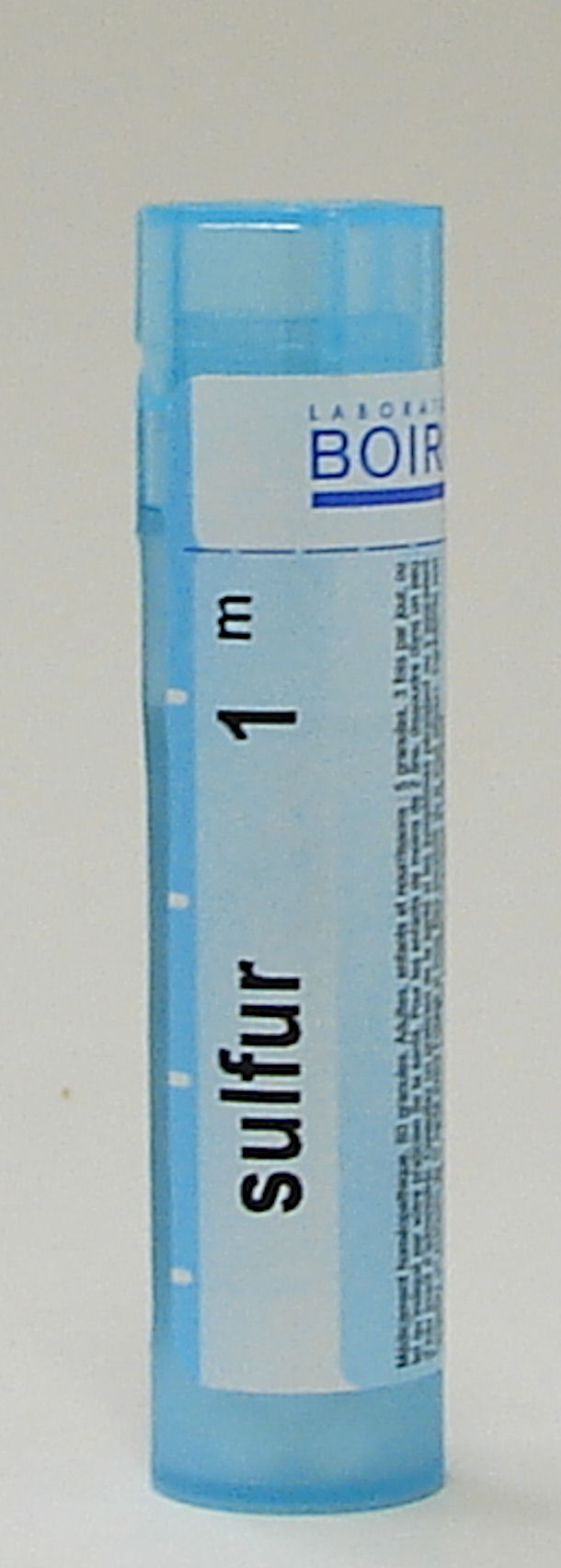 Sulfur, 1M sublingual pellets (Boiron)