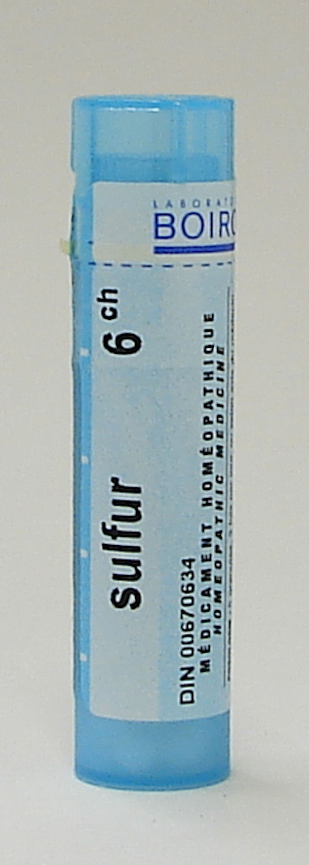 Sulfur, 6ch sublingual pellets (Boiron)
