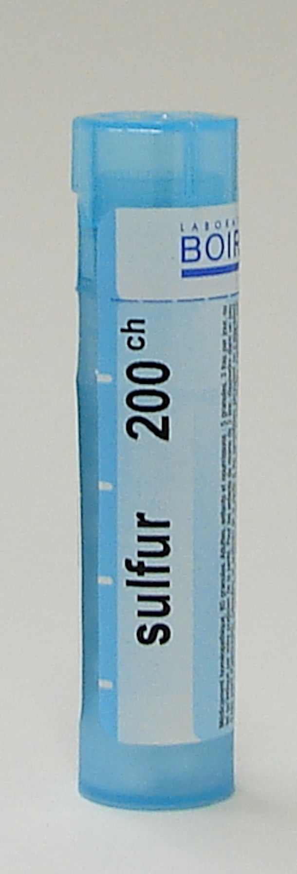 Sulfur, 200ch sublingual pellets (Boiron)