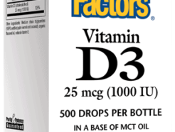Vitamin D3 Liquid 1000 IU, 15 ml (Natural Factors)