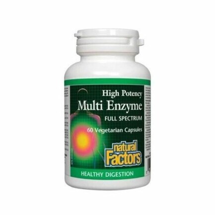 Multi Enzyme Full spectrum, 60 vcaps (Natural Factors)