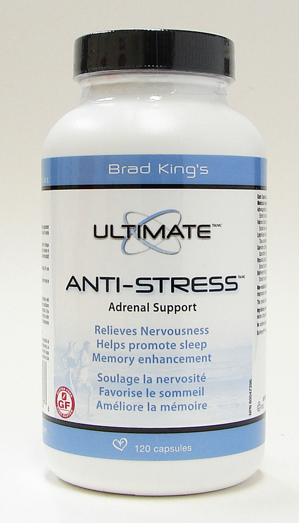 Ultimate Anti-stress adrenal support, 120 capsules (Brad King)