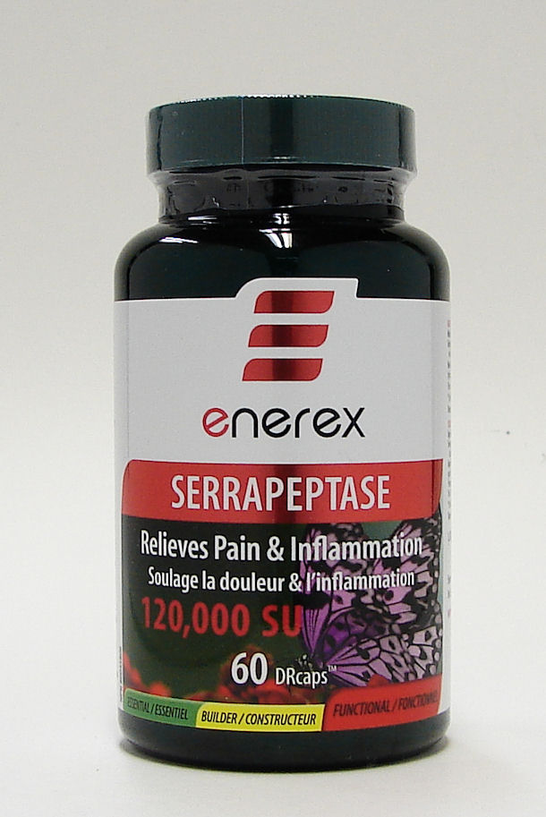 serrapeptase, 120,000U, 60vcaps (enerex)