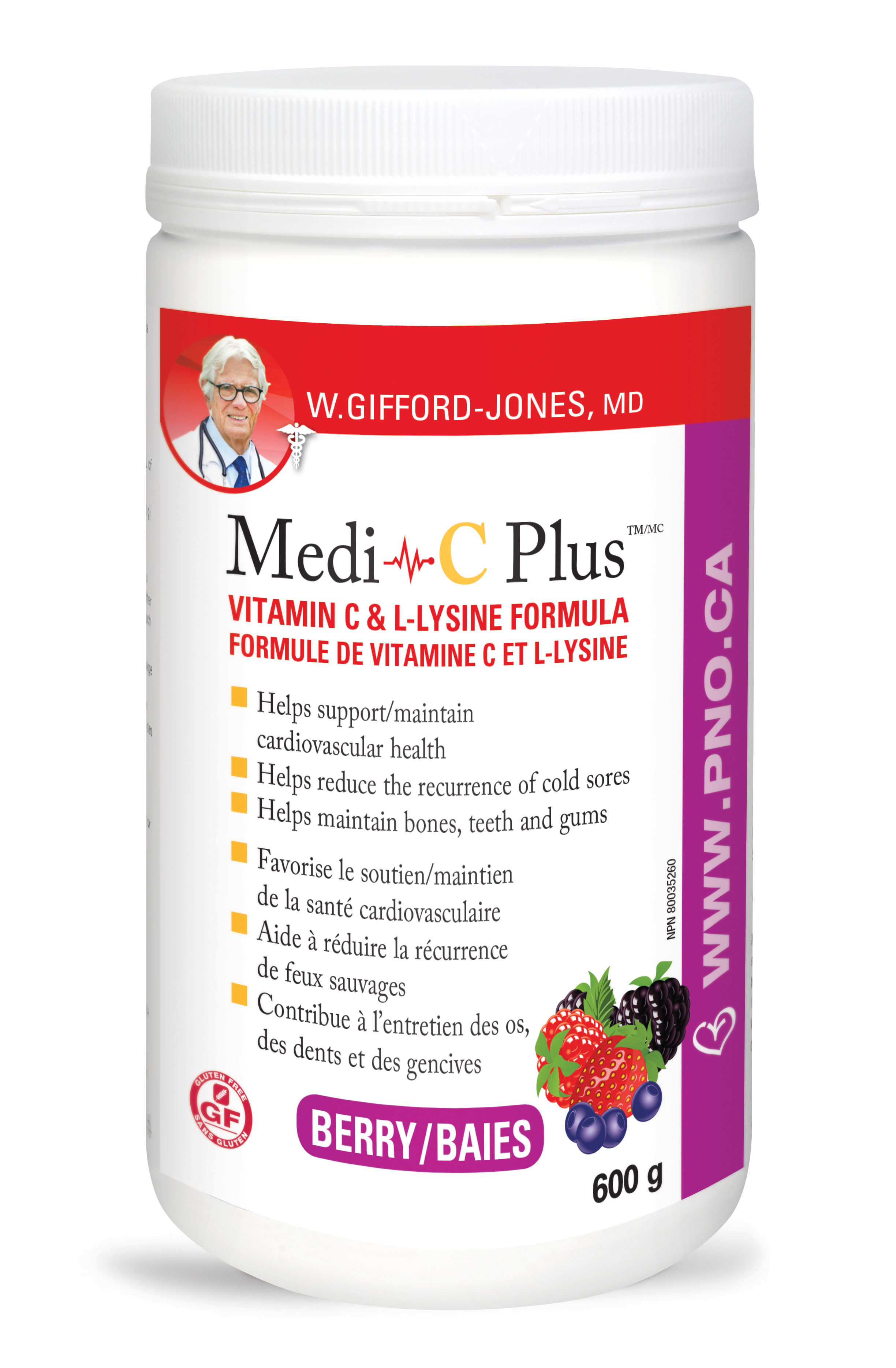 W. Gifford-Jones, MD Medi-C Plus Berry 600g
