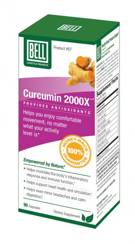 Curcumin 2000X #67, 90 caps (Bell)