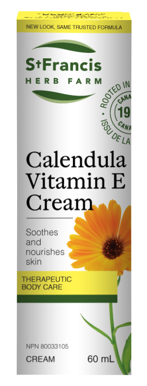Calendula Vitamin E Cream, 60ml (St Francis Herb Farm)