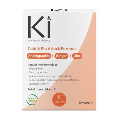 Ki Cold & Flu Attack Formula (Martin & Pleasance) 30 tablets