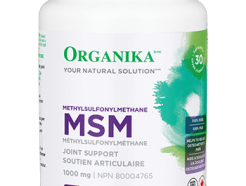 MSM (Methylsulfonymethane), 1000 mg, 90 vcaps (Organika)
