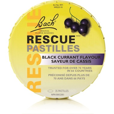 Rescue Pastilles (Bach Flower Remedies), Black Current Flavour